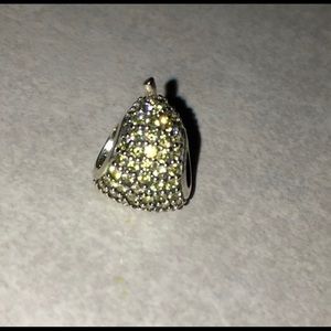 Pandora green pave pear charm 791486NLG